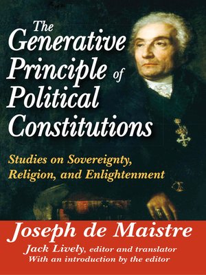 cover image of The Generative Principle of Political Constitutions